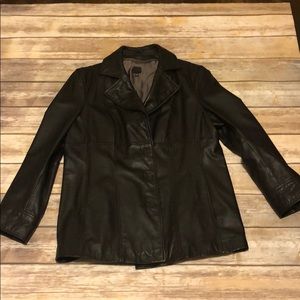 Wilson’s black Leather jacket size XL